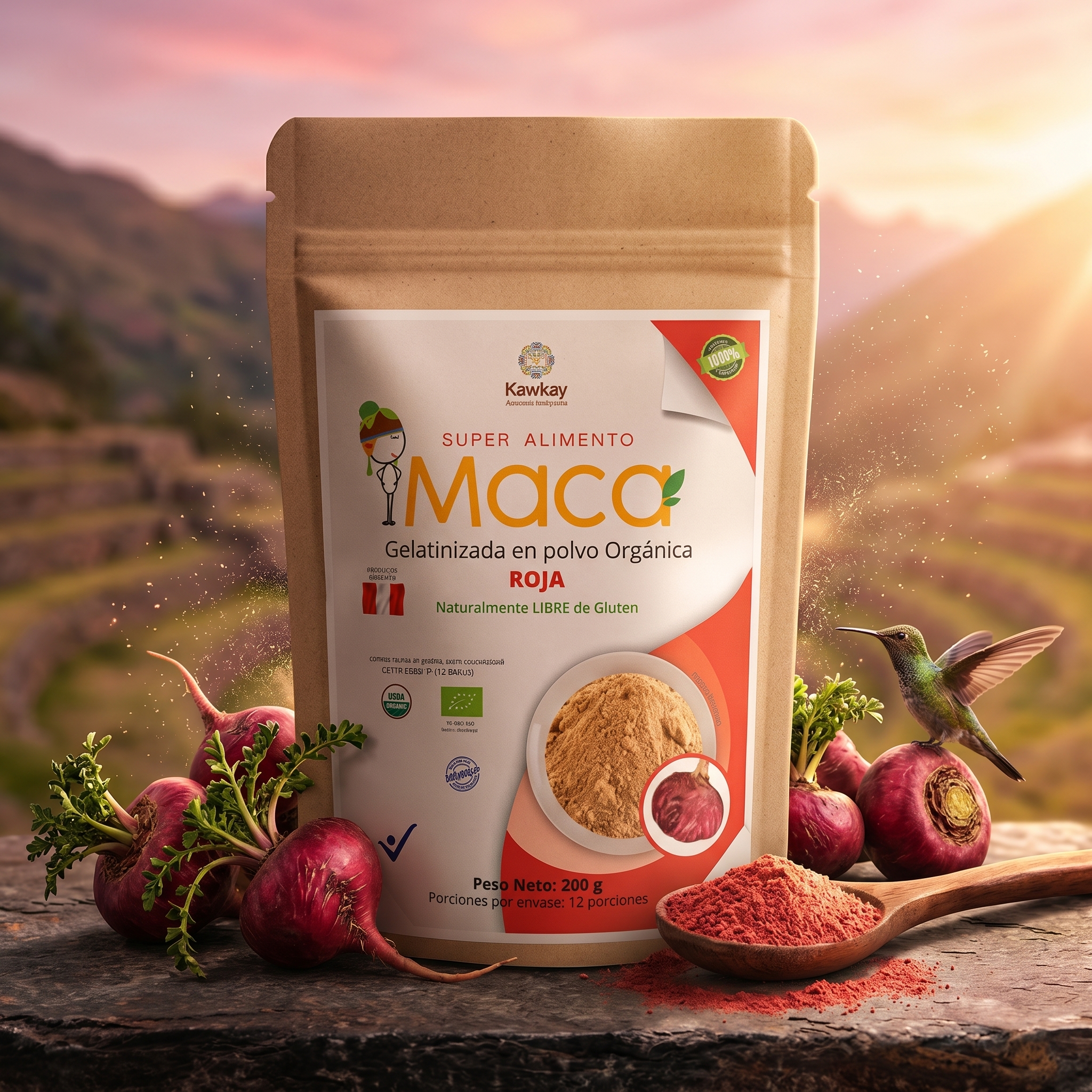 Maca Roja Peruana
